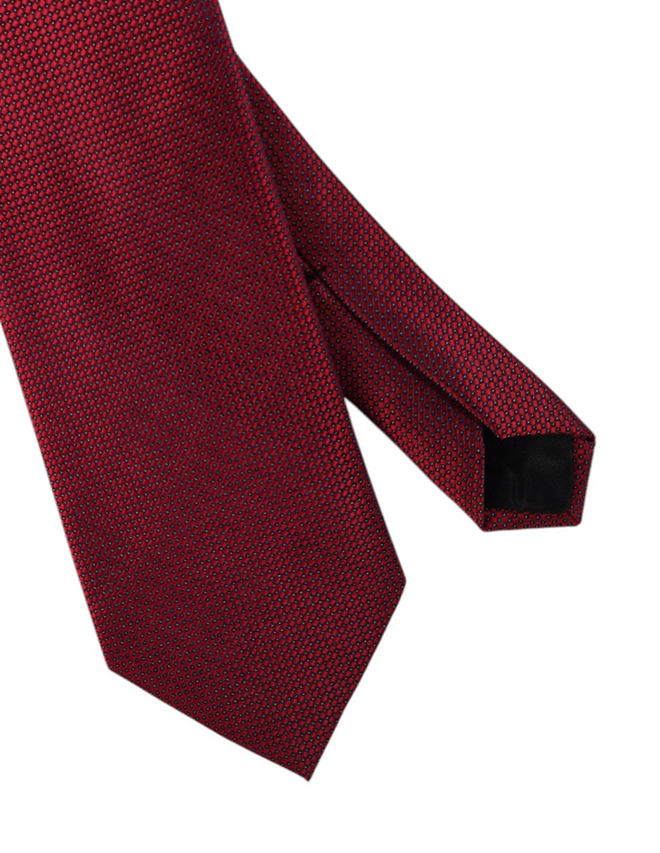 Corbata regular de seda estampada para hombre 3
