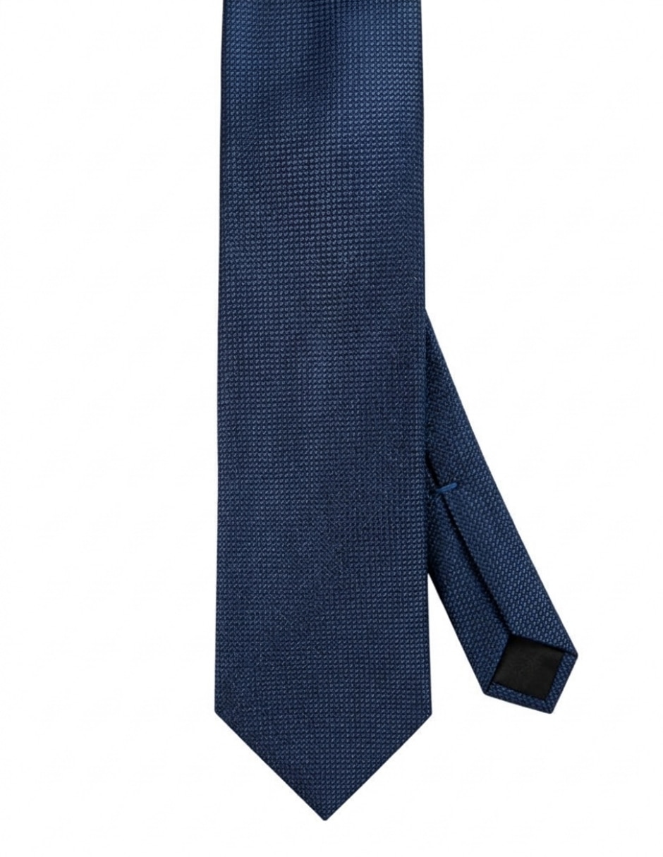 Corbata regular de seda estampada para hombre