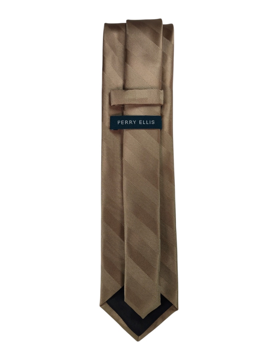Corbata regular de seda estampado a rayas para hombre 2