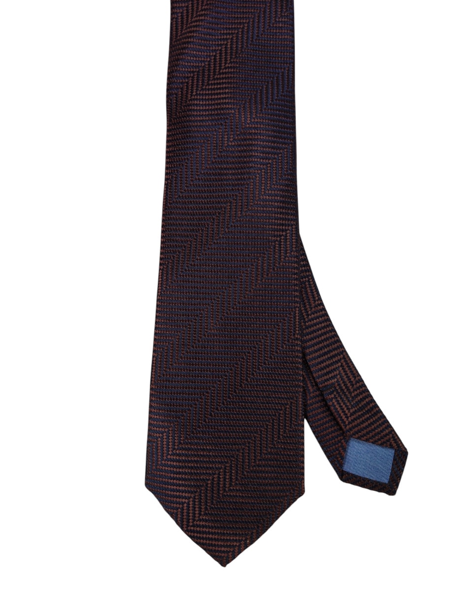 Corbata geométrico para hombre