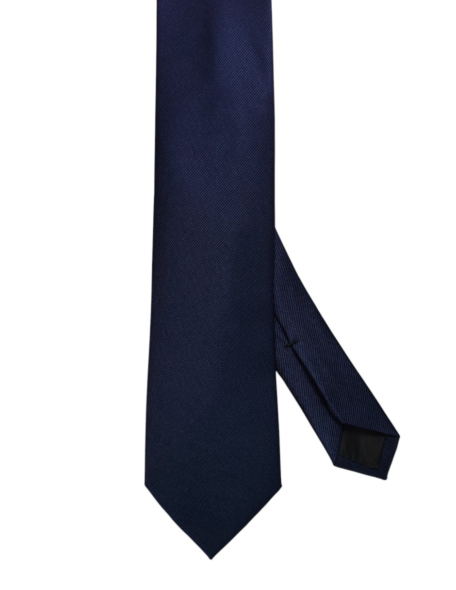 Corbata regular de seda estampado gráfico para hombre