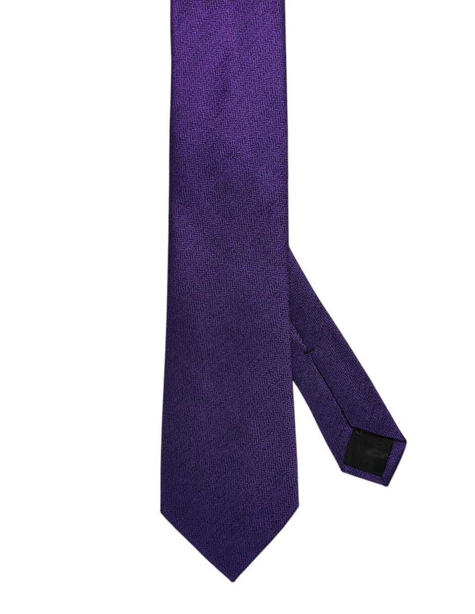 Corbata regular de seda para hombre