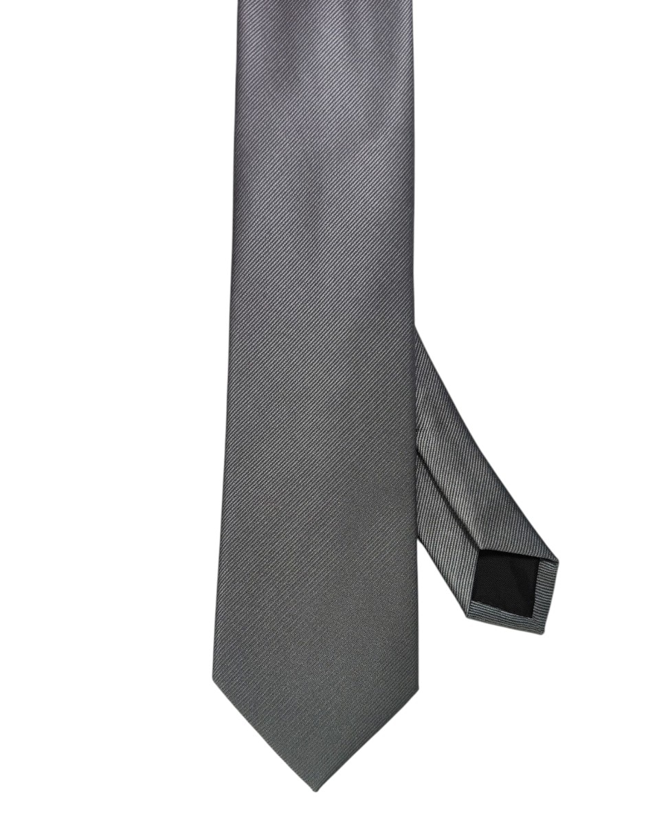 Corbata regular de seda estampado gráfico para hombre 1