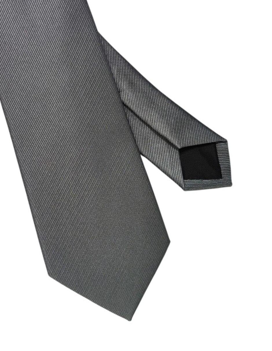 Corbata regular de seda estampado gráfico para hombre 2