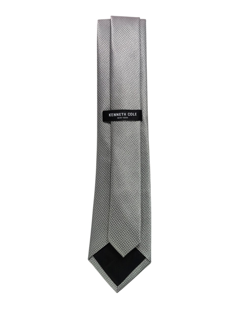Corbata regular de seda estampado gráfico para hombre 3