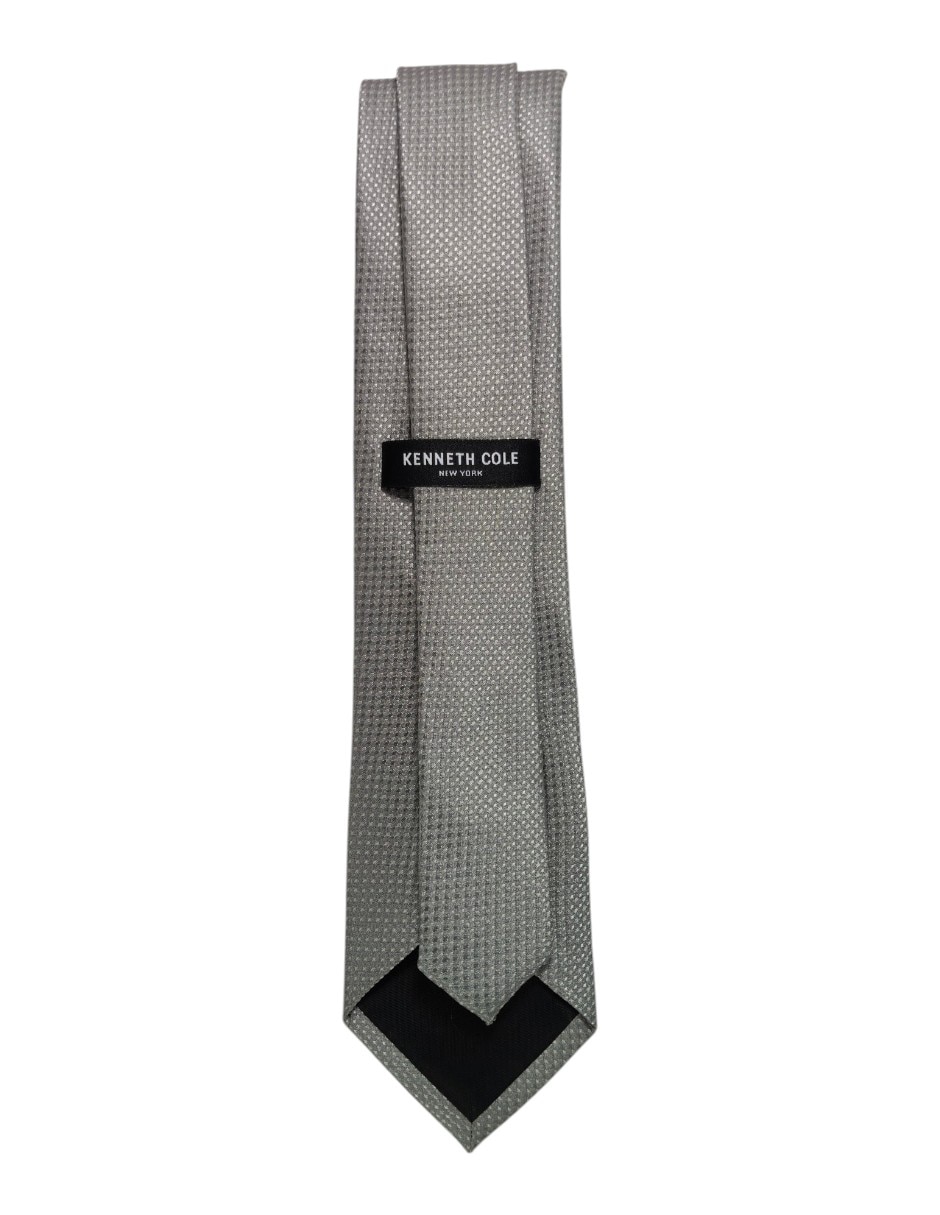 Corbata regular de seda estampado gráfico para hombre 3