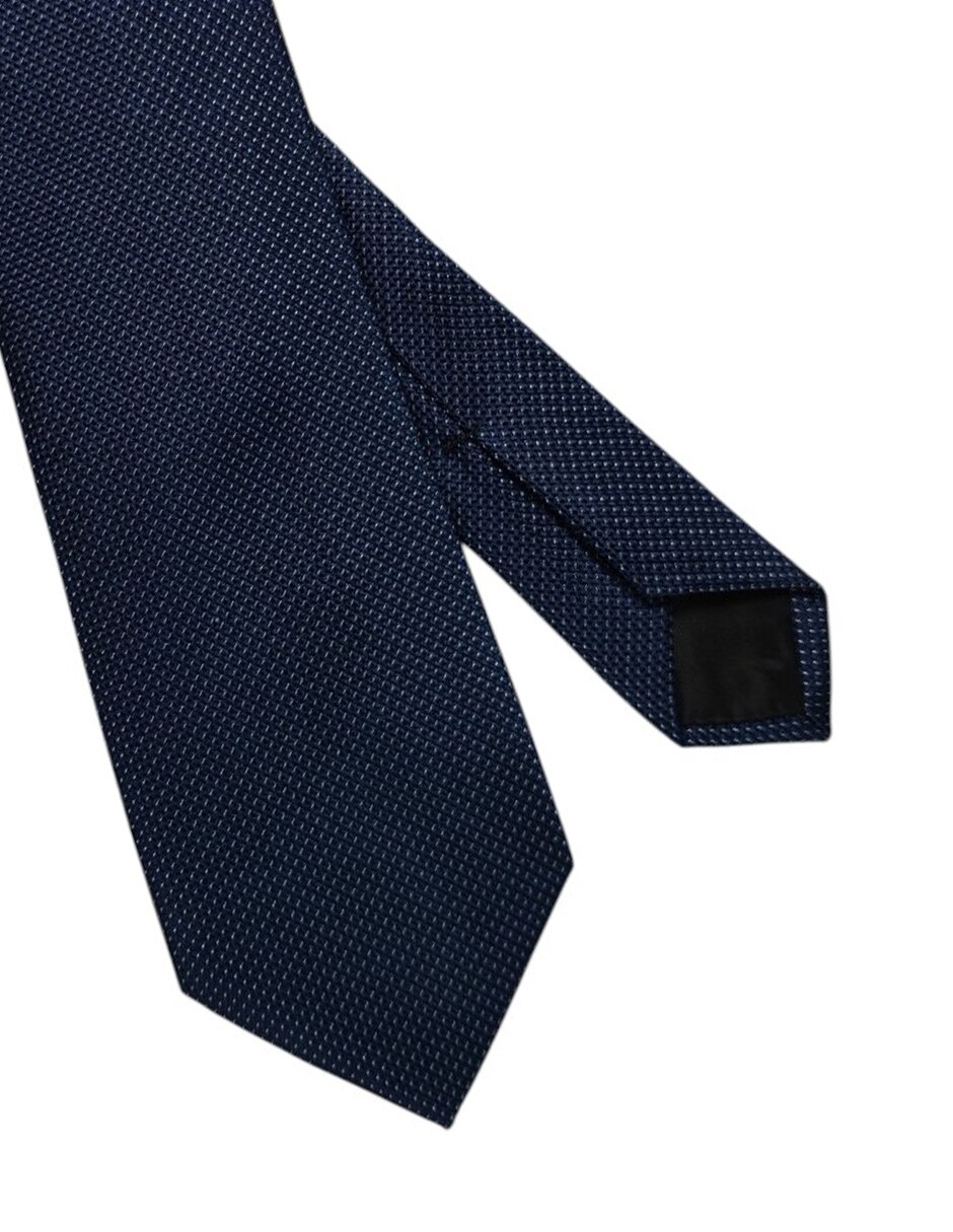 Corbata regular de seda estampado gráfico para hombre 3