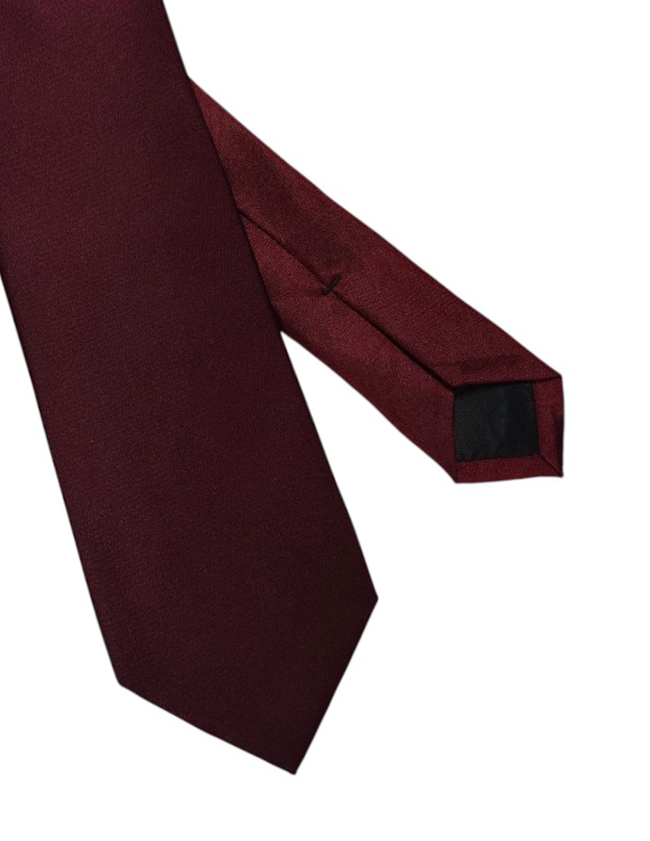 Corbata regular de seda estampado a rayas para hombre 2