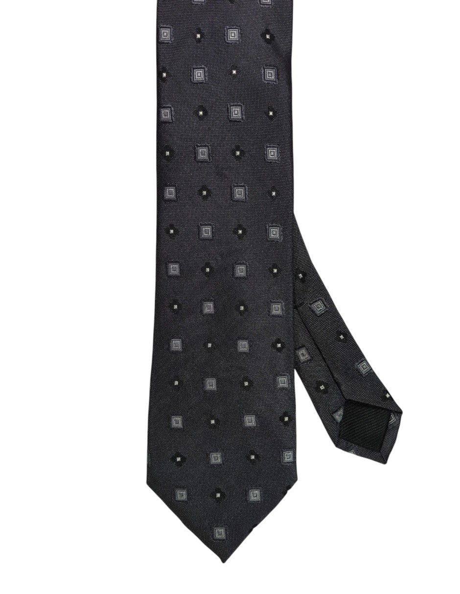 Corbata regular de seda estampado floral para hombre Corbata regular de seda estampado floral para hombre
