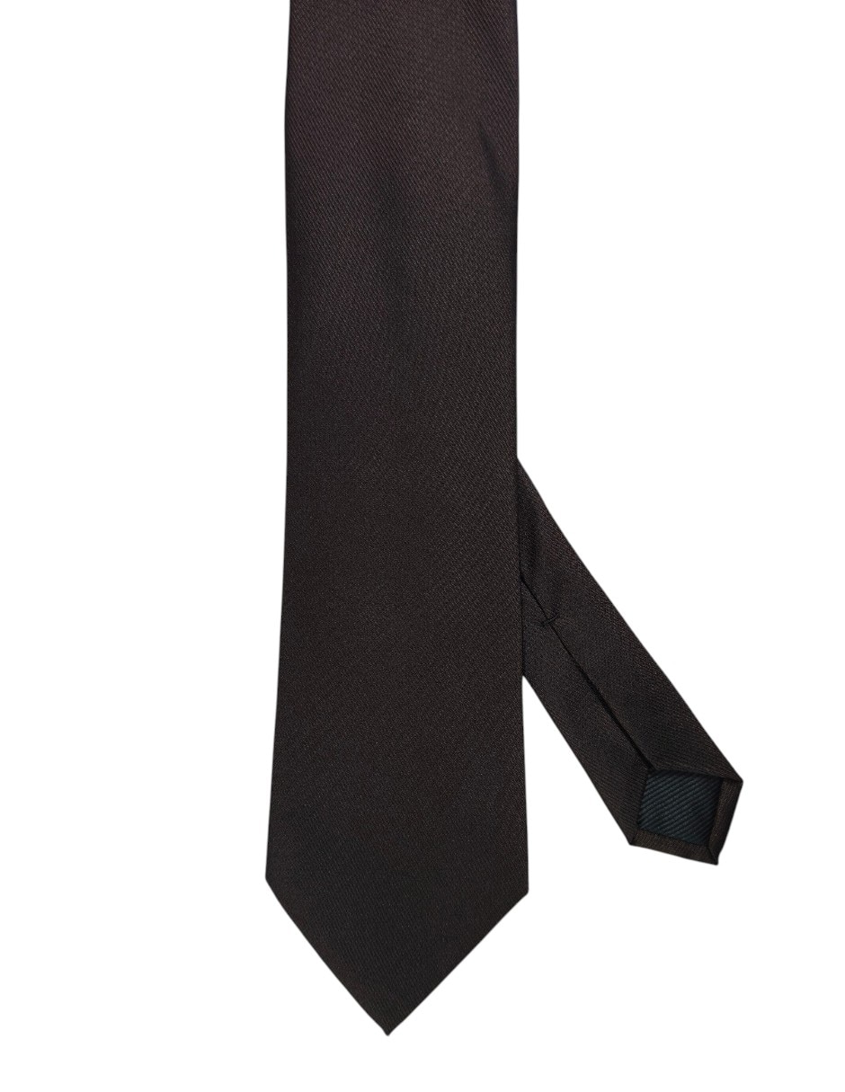 Corbata regular de seda para hombre