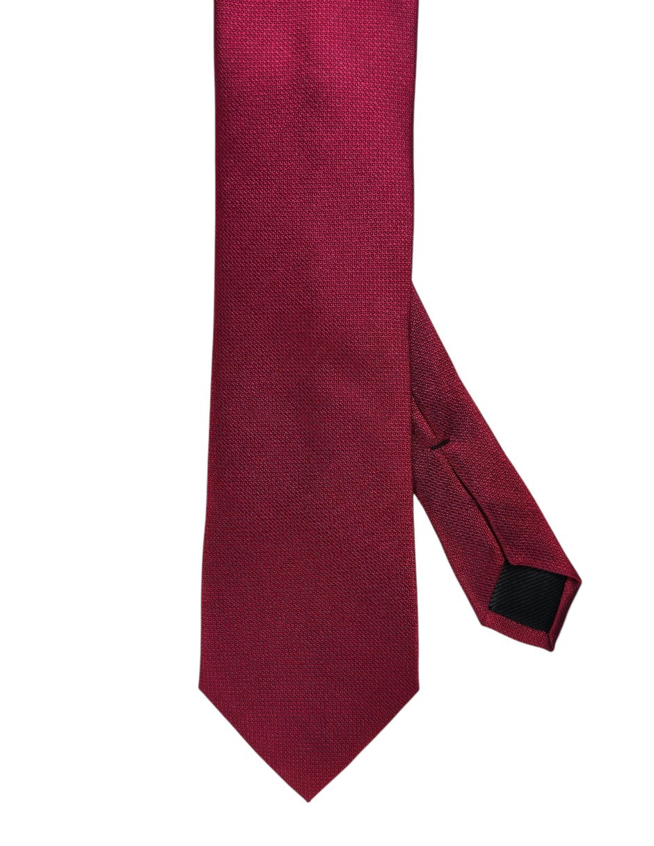 Corbata regular de seda estampado gráfico para hombre 1
