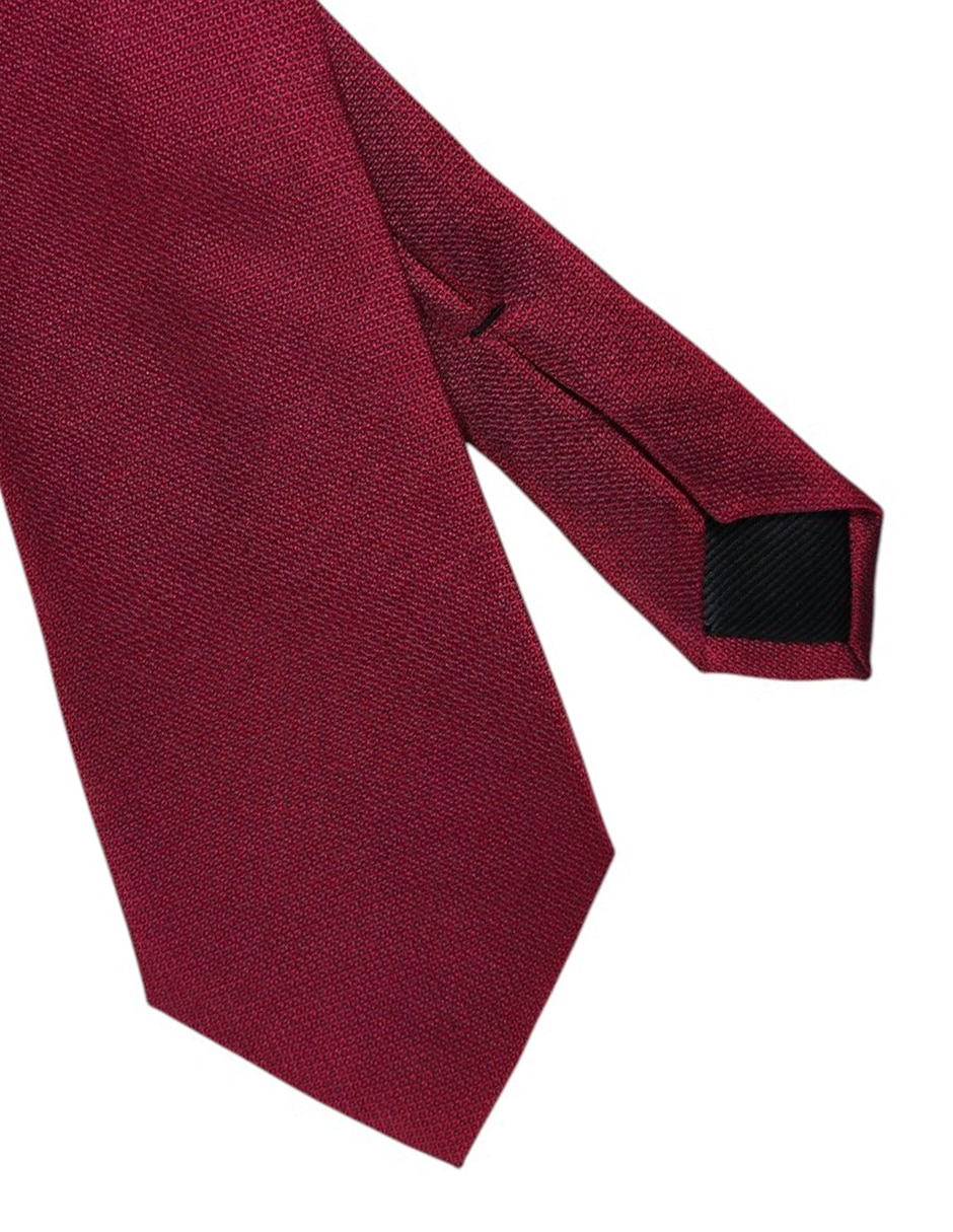 Corbata regular de seda estampado gráfico para hombre 2