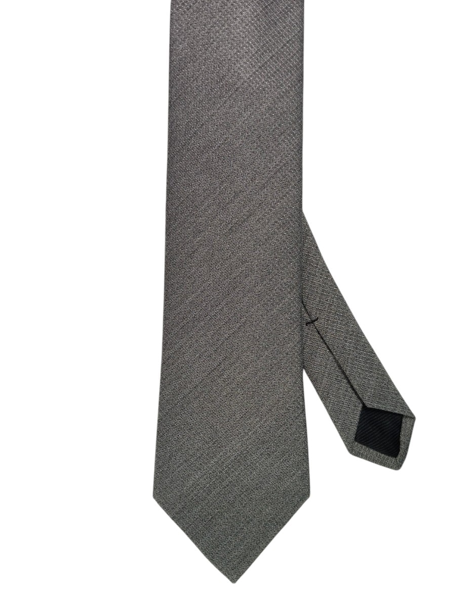 Corbata regular de seda estampado jaspeado para hombre 1