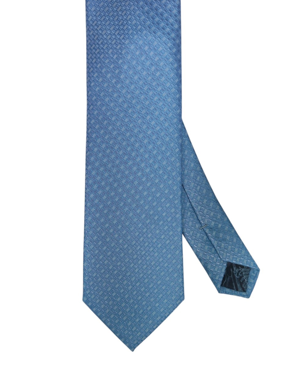 Corbata regular de seda estampado floral para hombre