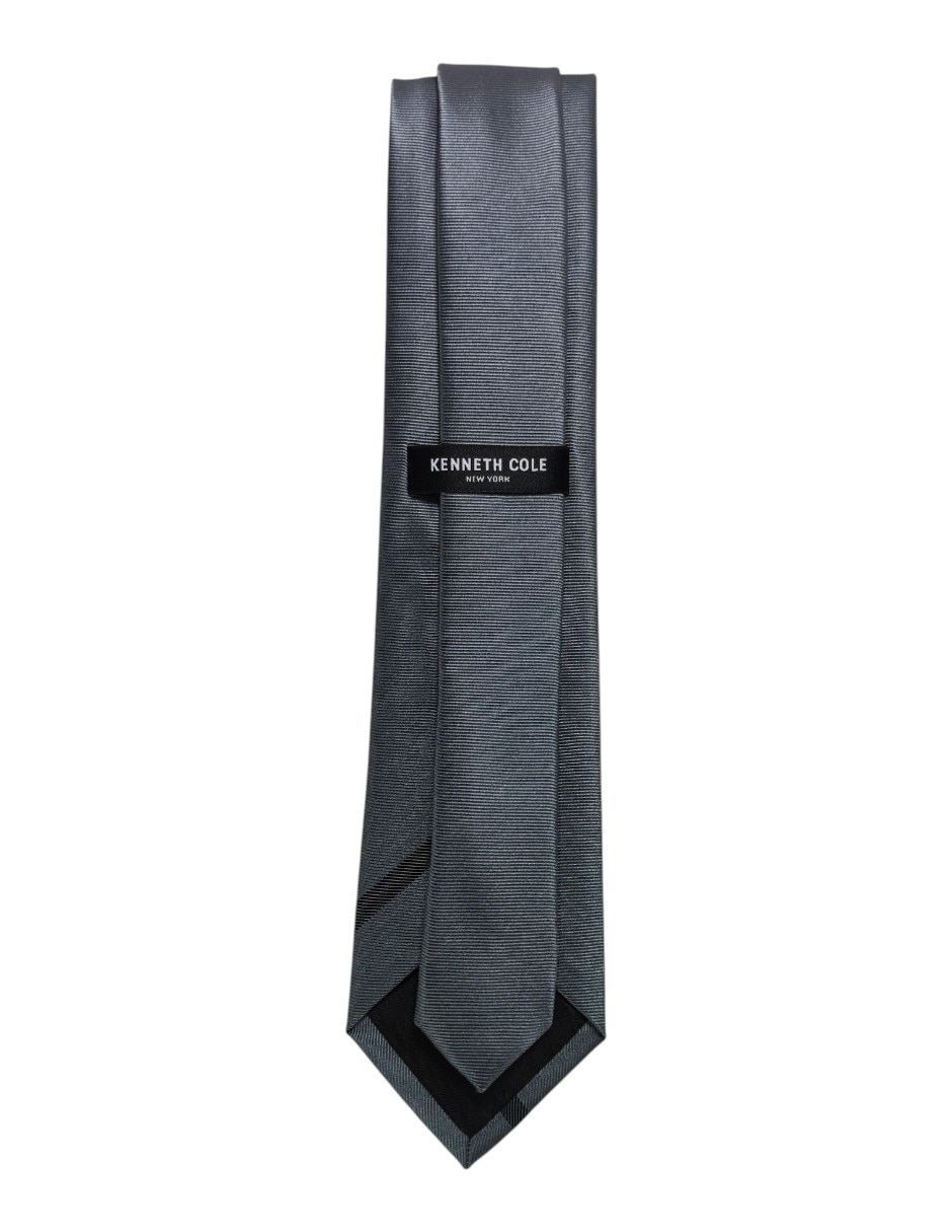 Corbata regular de seda estampado a rayas para hombre 3