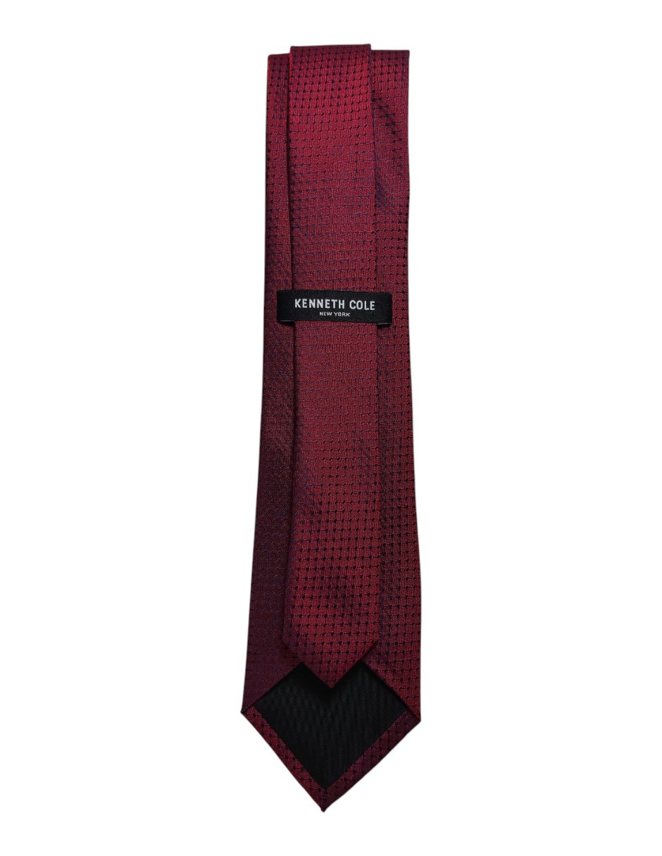 Corbata regular de seda estampado gráfico para hombre 2