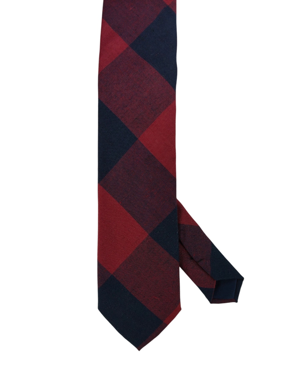 Corbata regular estampado a rayas para hombre 1