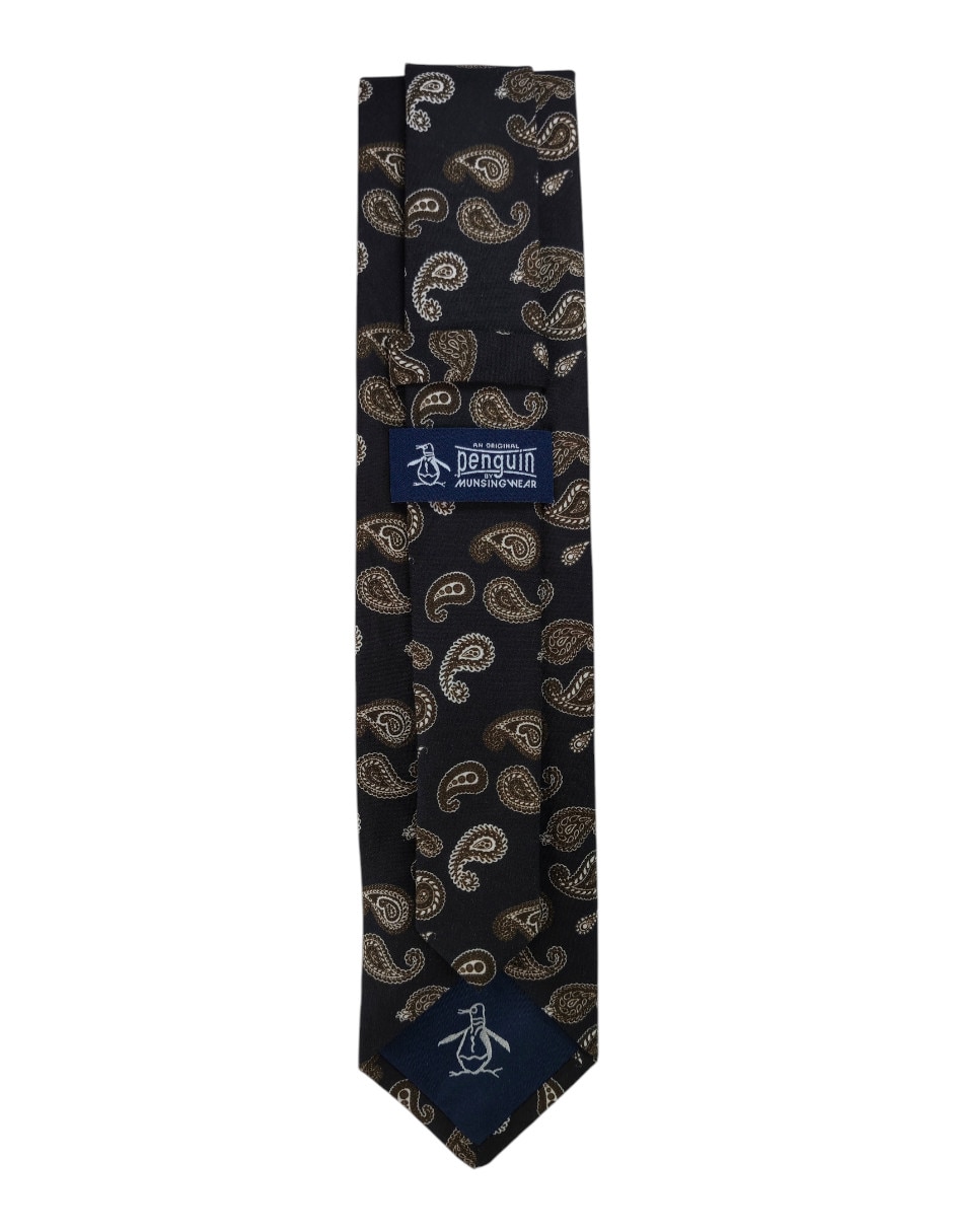 Corbata regular estampado paisley para hombre 2