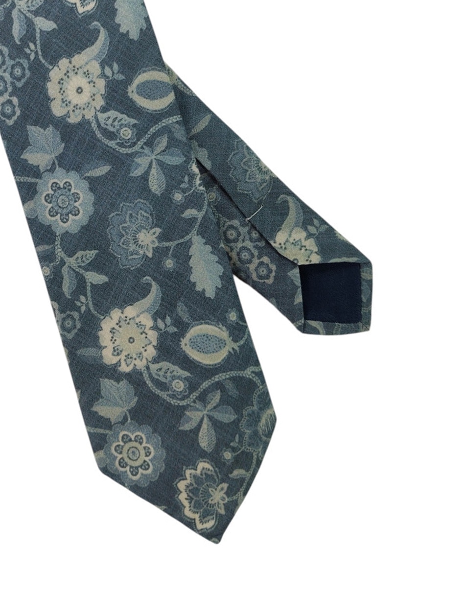 Corbata regular estampado floral para hombre 2