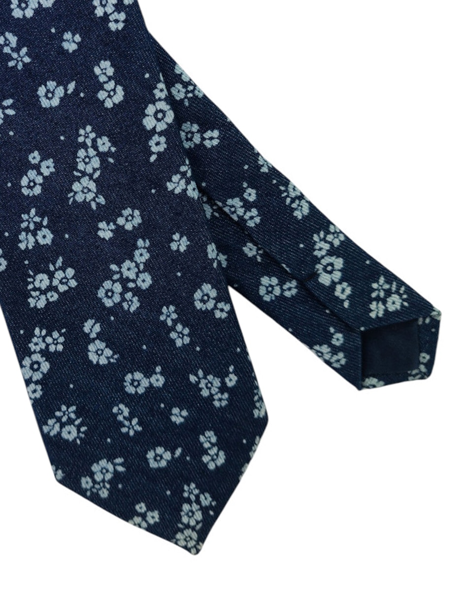 Corbata regular estampado floral para hombre 2