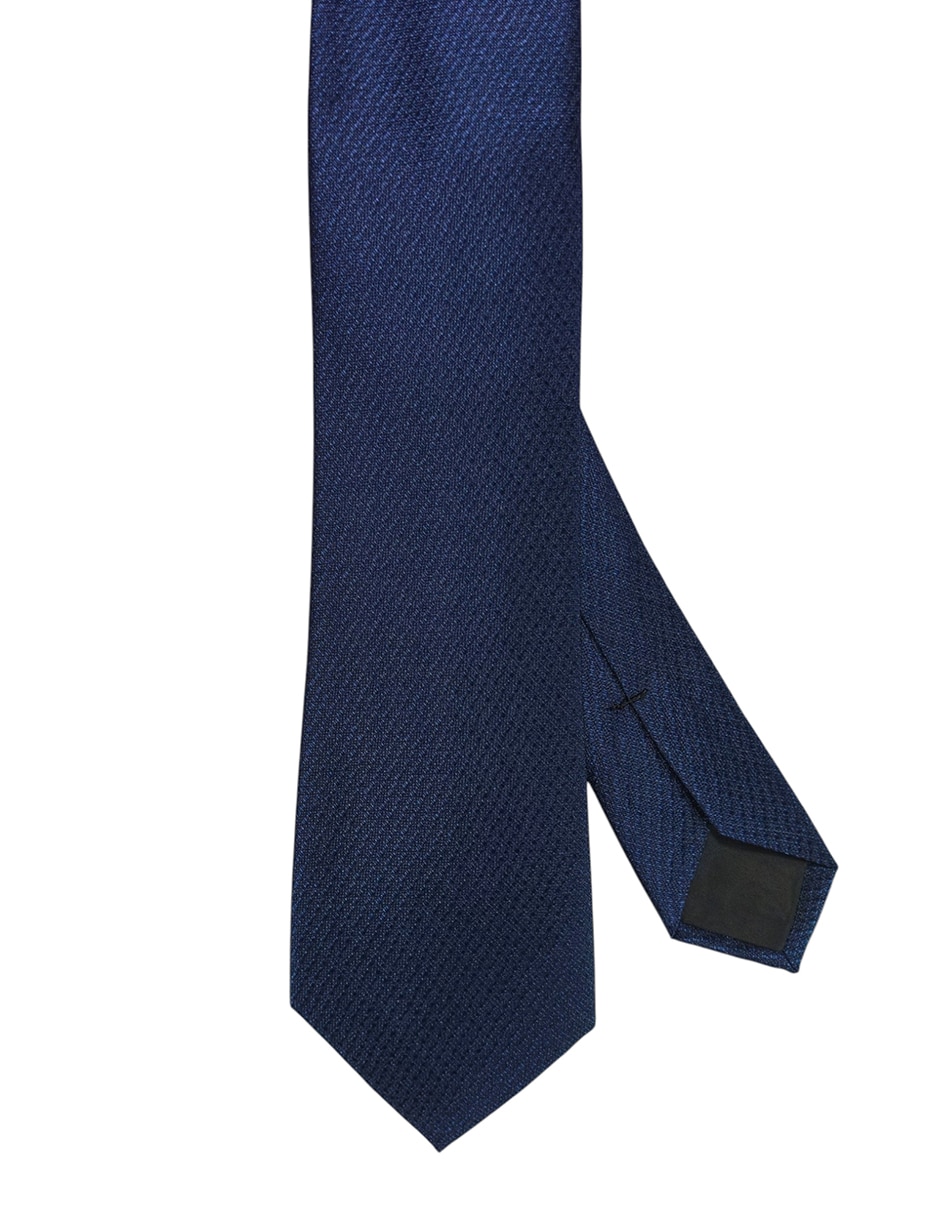 Corbata regular de seda estampado para hombre
