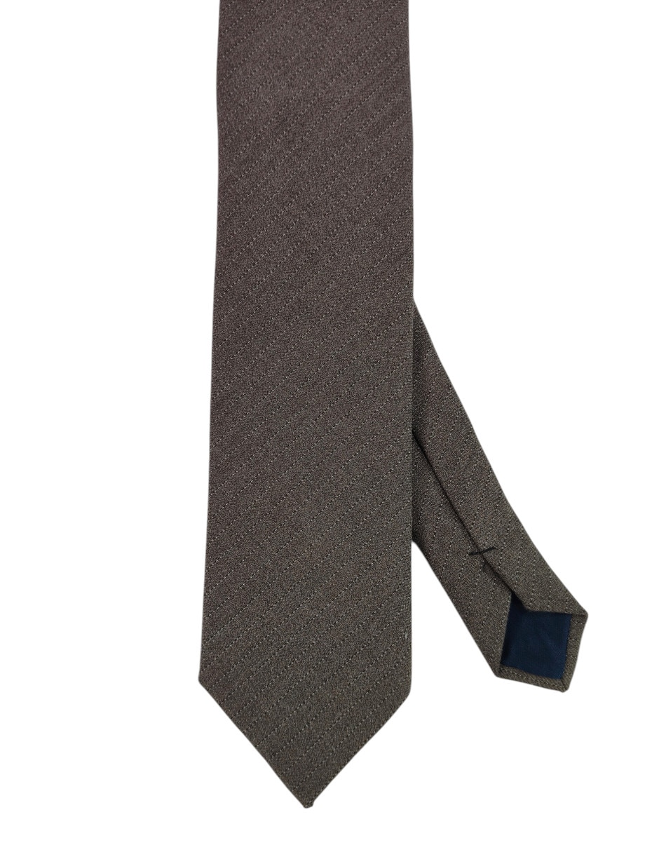 Corbata regular estampado a rayas para hombre