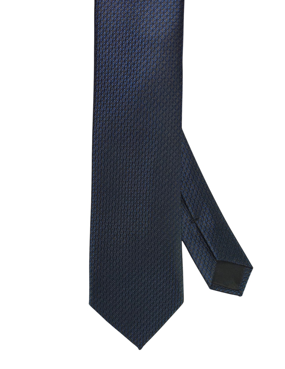 Corbata regular de seda estampado para hombre