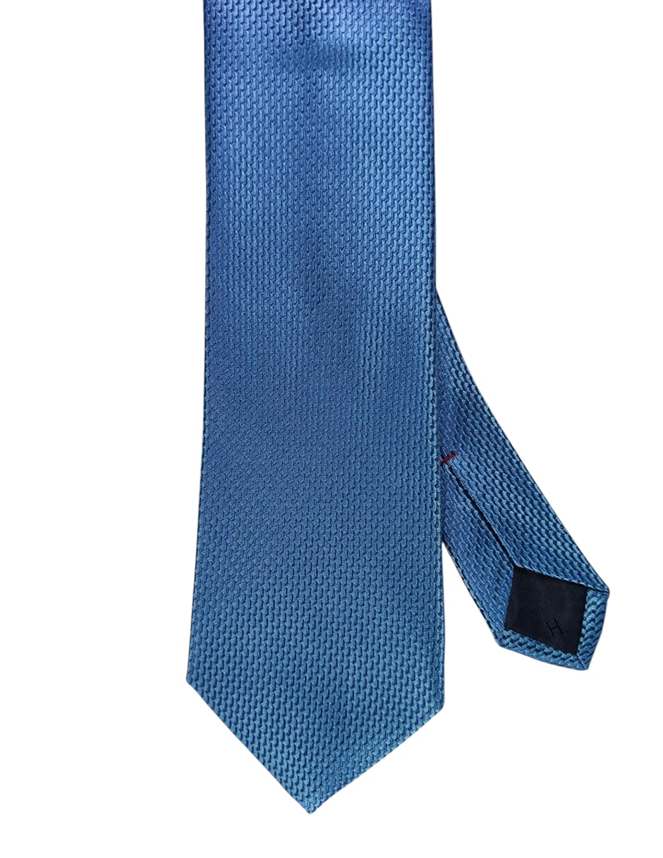 Corbata regular de seda estampado para hombre