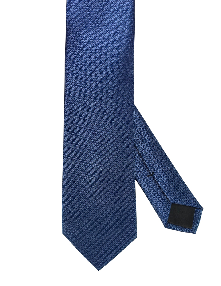 Corbata regular de seda estampado para hombre