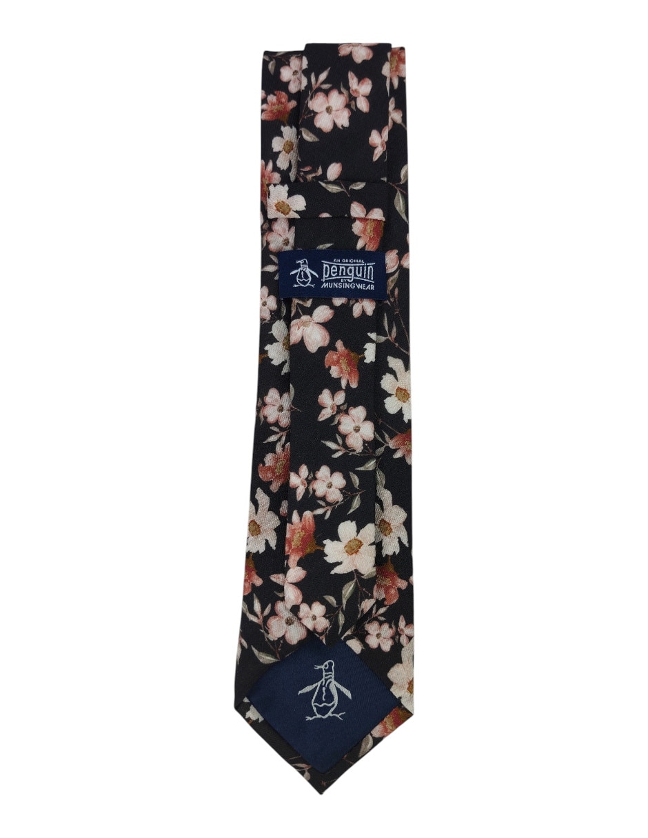 Corbata regular estampado floral para hombre 3