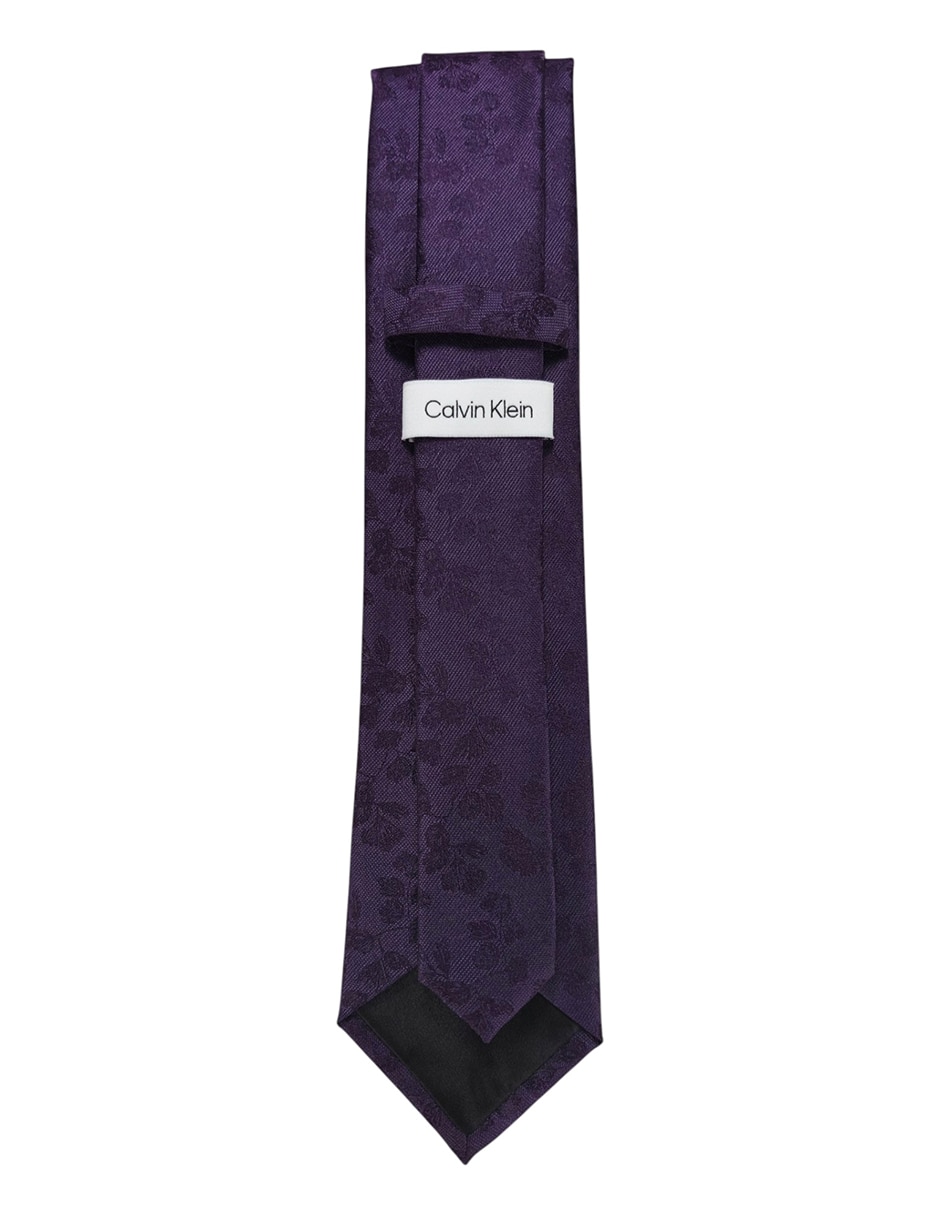 Corbata FW26 regular de seda estampado floral para hombre 2