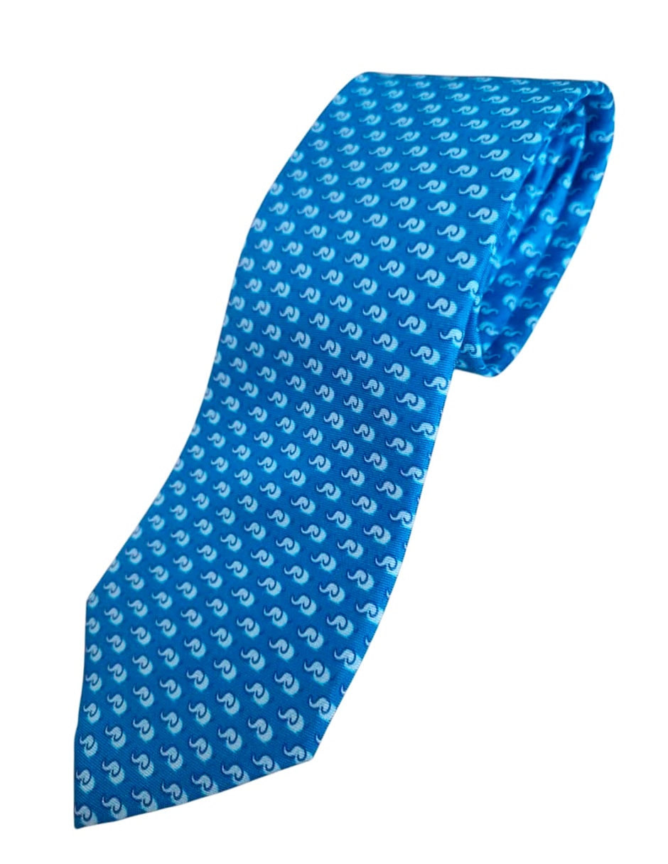 Corbata regular de seda estampado diferentes diseños para hombre