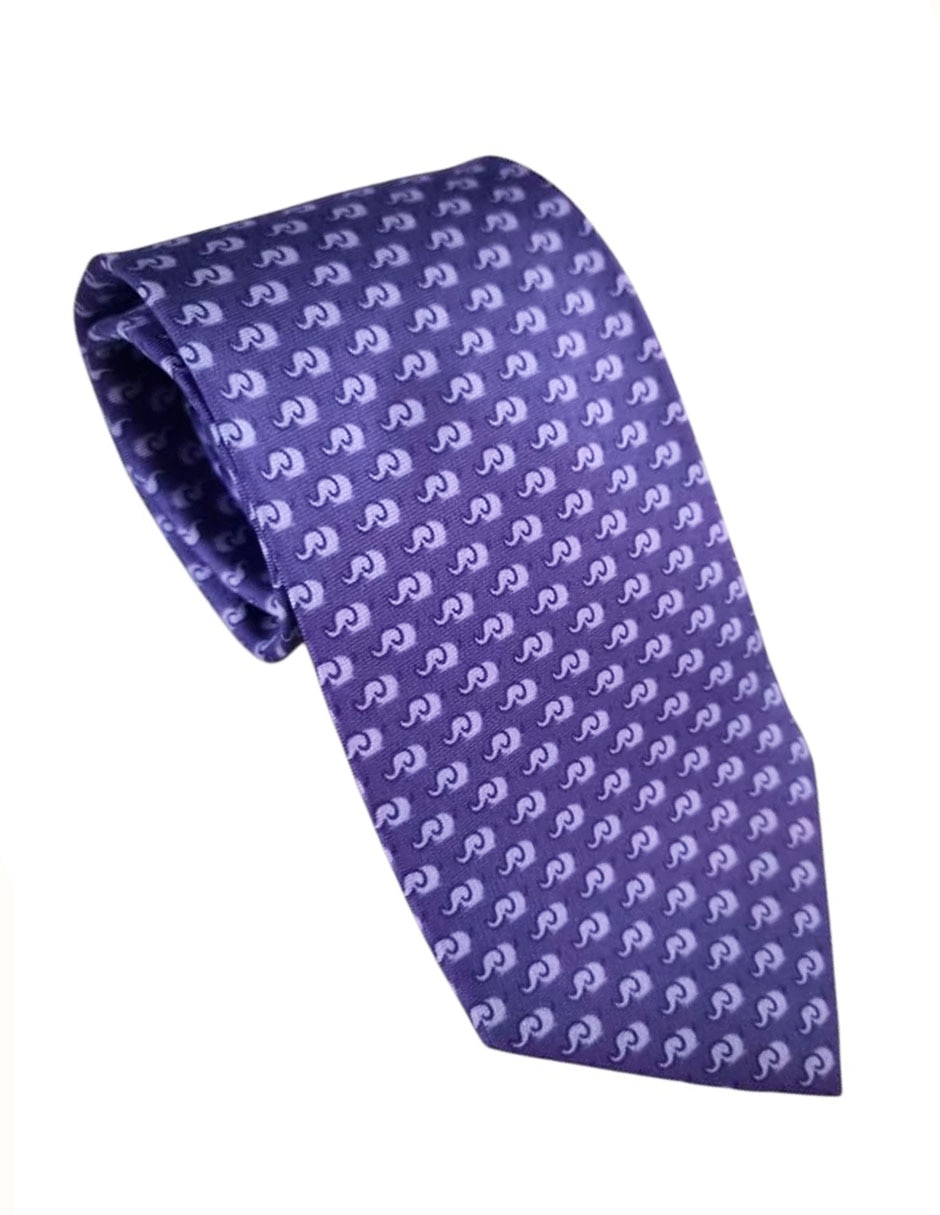 Corbata regular de seda estampado diferentes diseños para hombre 1