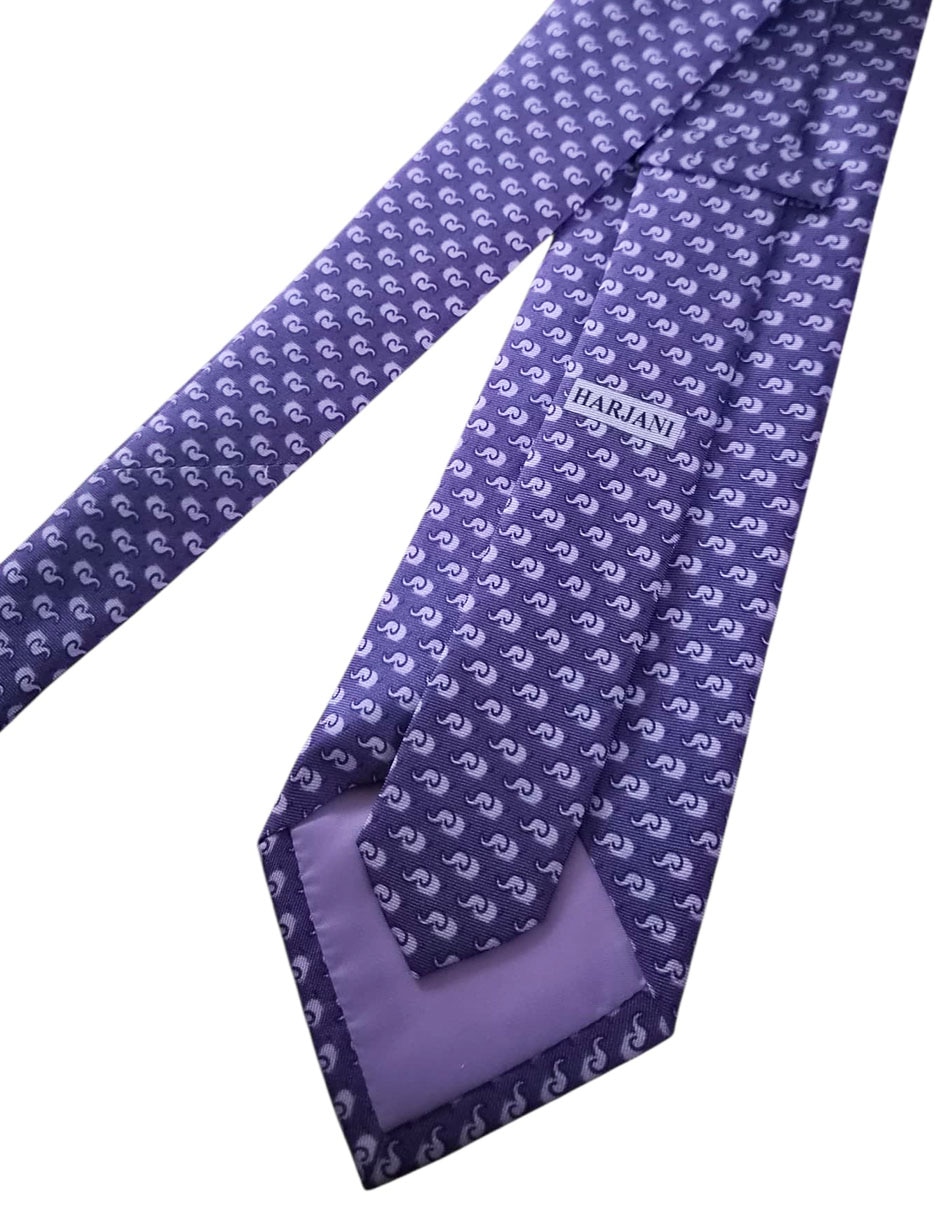 Corbata regular de seda estampado diferentes diseños para hombre 5