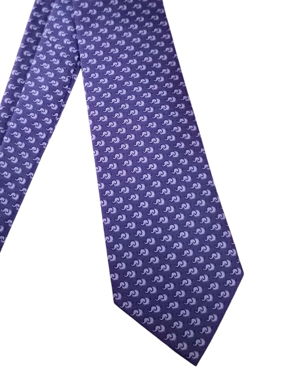 Corbata regular de seda estampado diferentes diseños para hombre 7