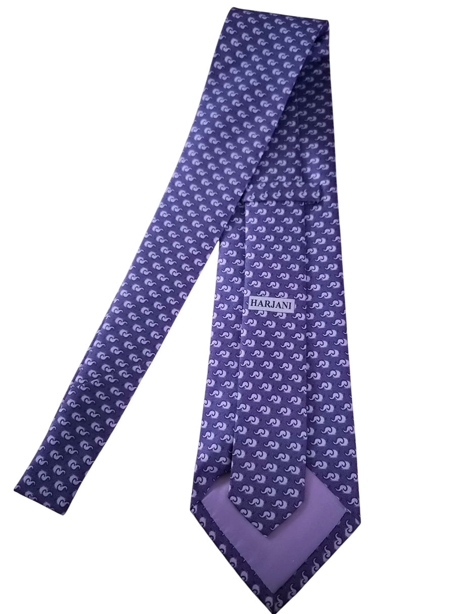 Corbata regular de seda estampado diferentes diseños para hombre 8