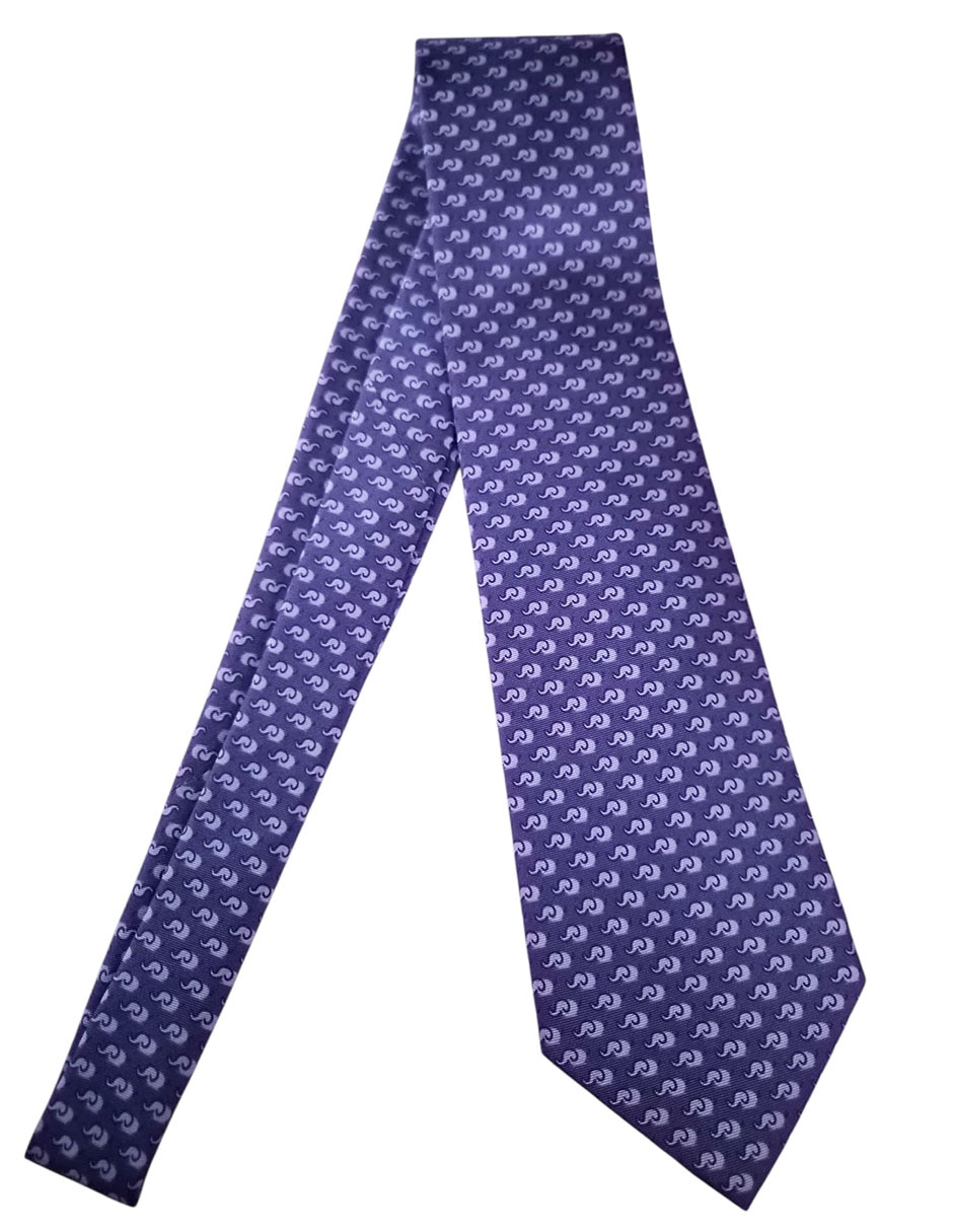 Corbata regular de seda estampado diferentes diseños para hombre 4