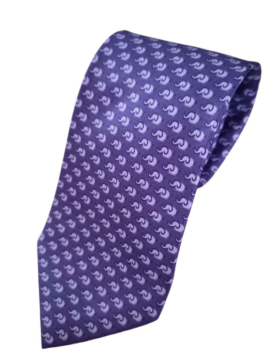 Corbata regular de seda estampado diferentes diseños para hombre 9