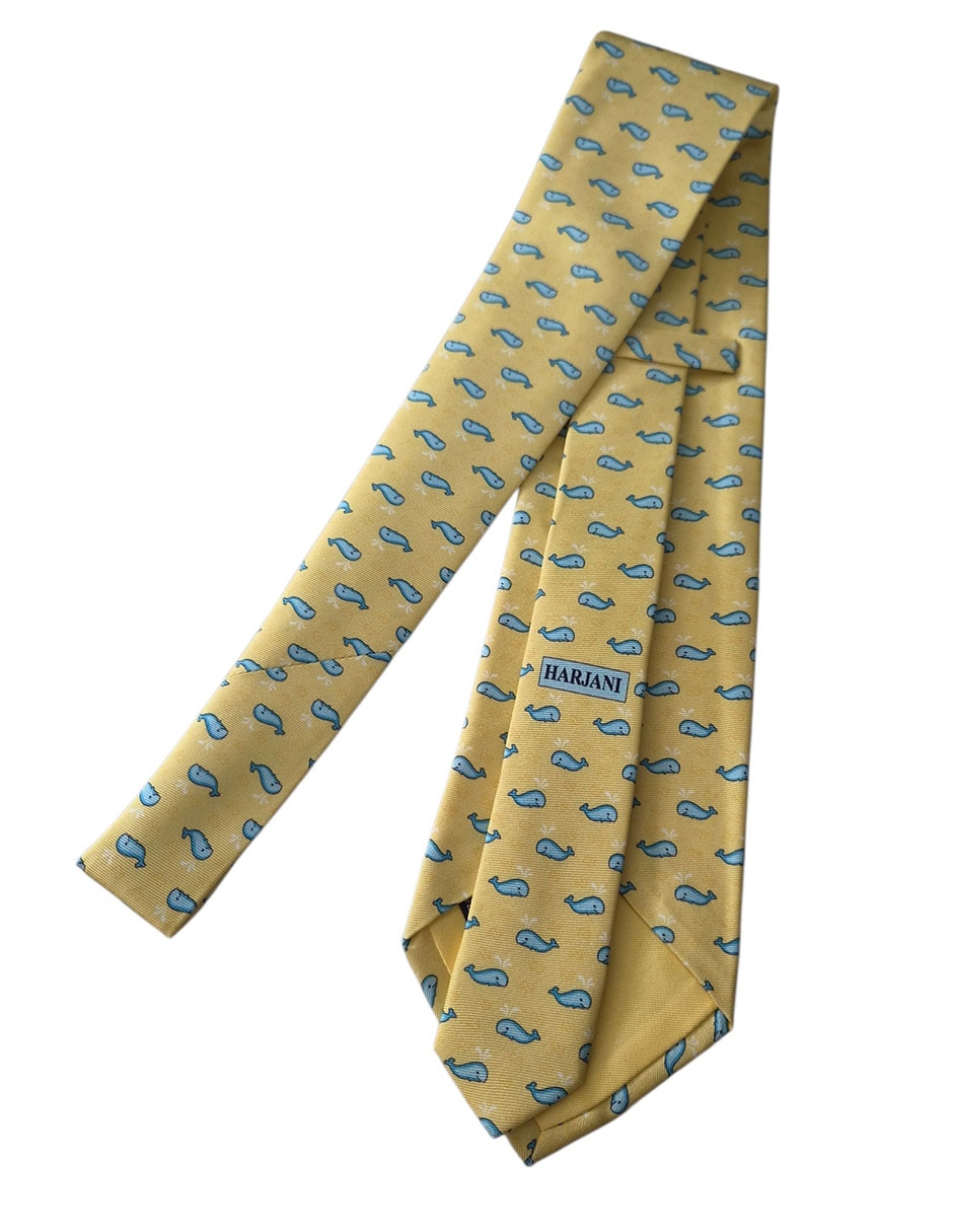 Corbata regular de seda estampado diferentes diseños para hombre 4
