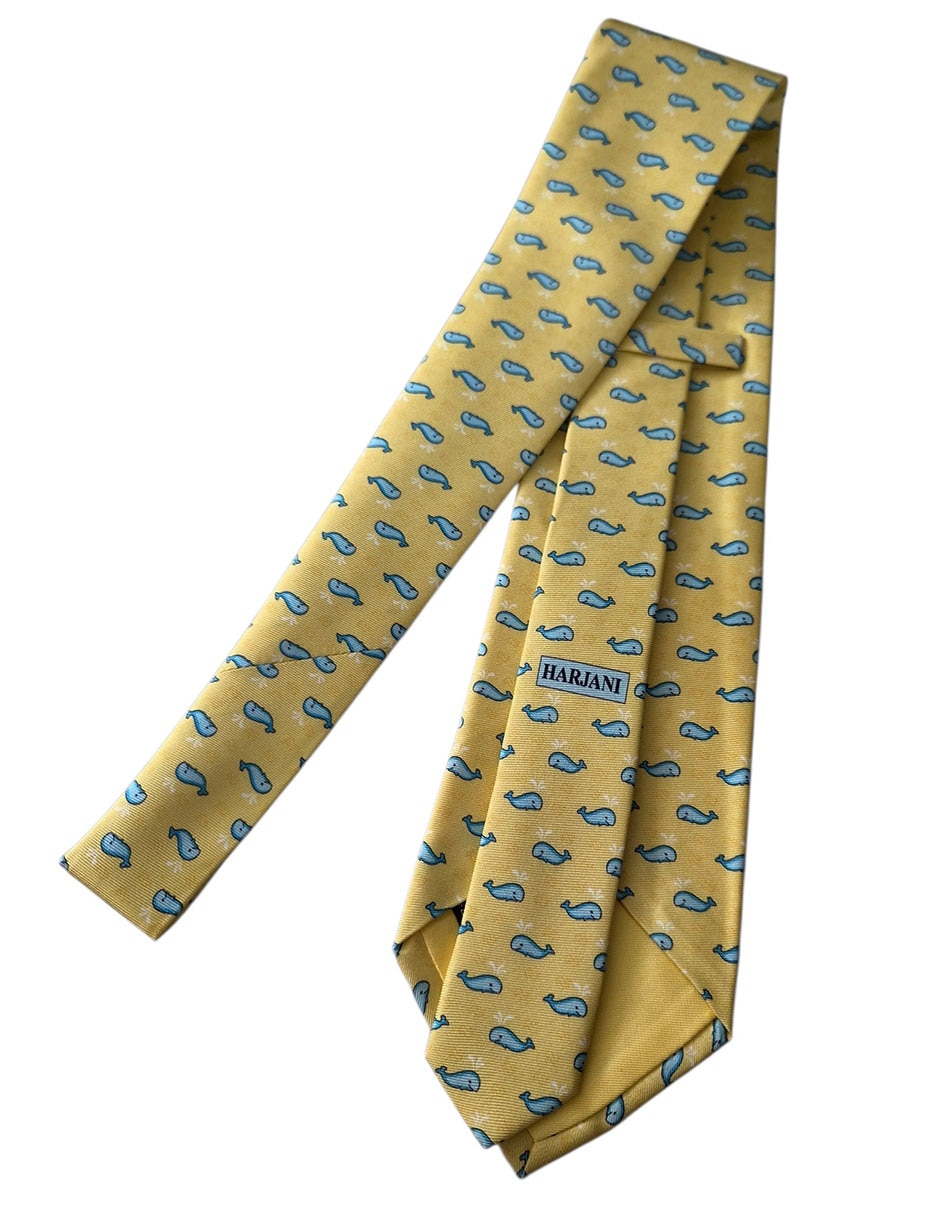 Corbata regular de seda estampado diferentes diseños para hombre 2