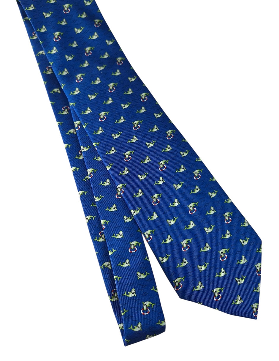 Corbata regular de seda estampado diferentes diseños para hombre 6