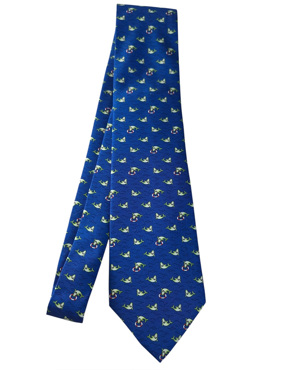 Corbata regular de seda estampado diferentes diseños para hombre 5