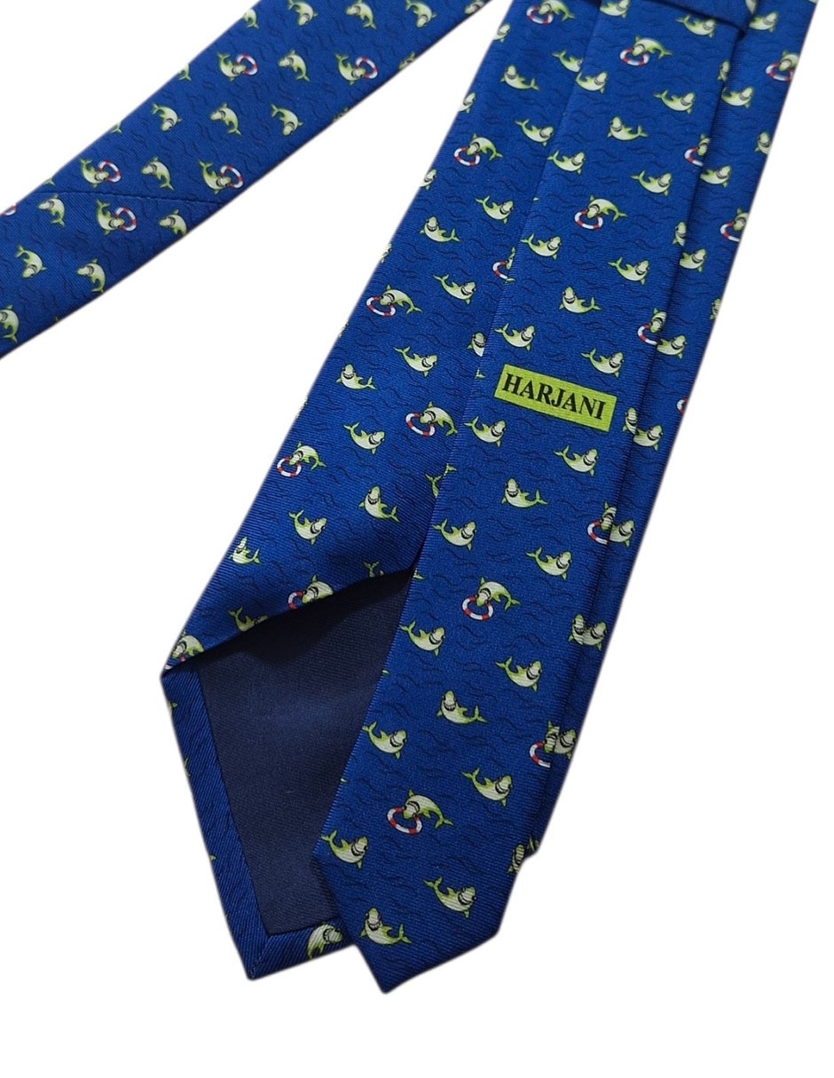 Corbata regular de seda estampado diferentes diseños para hombre 7