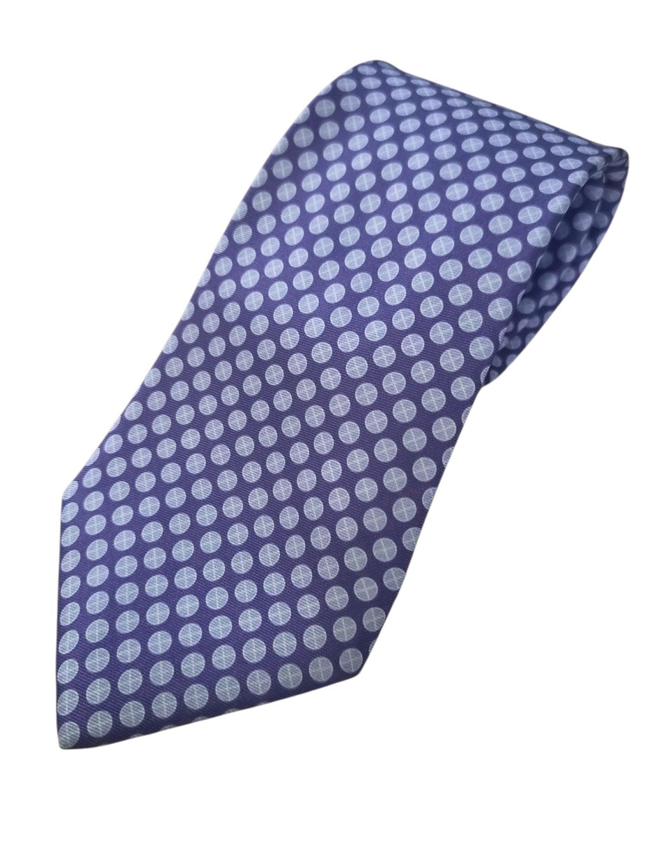 Corbata regular de seda estampado diferentes diseños para hombre 2