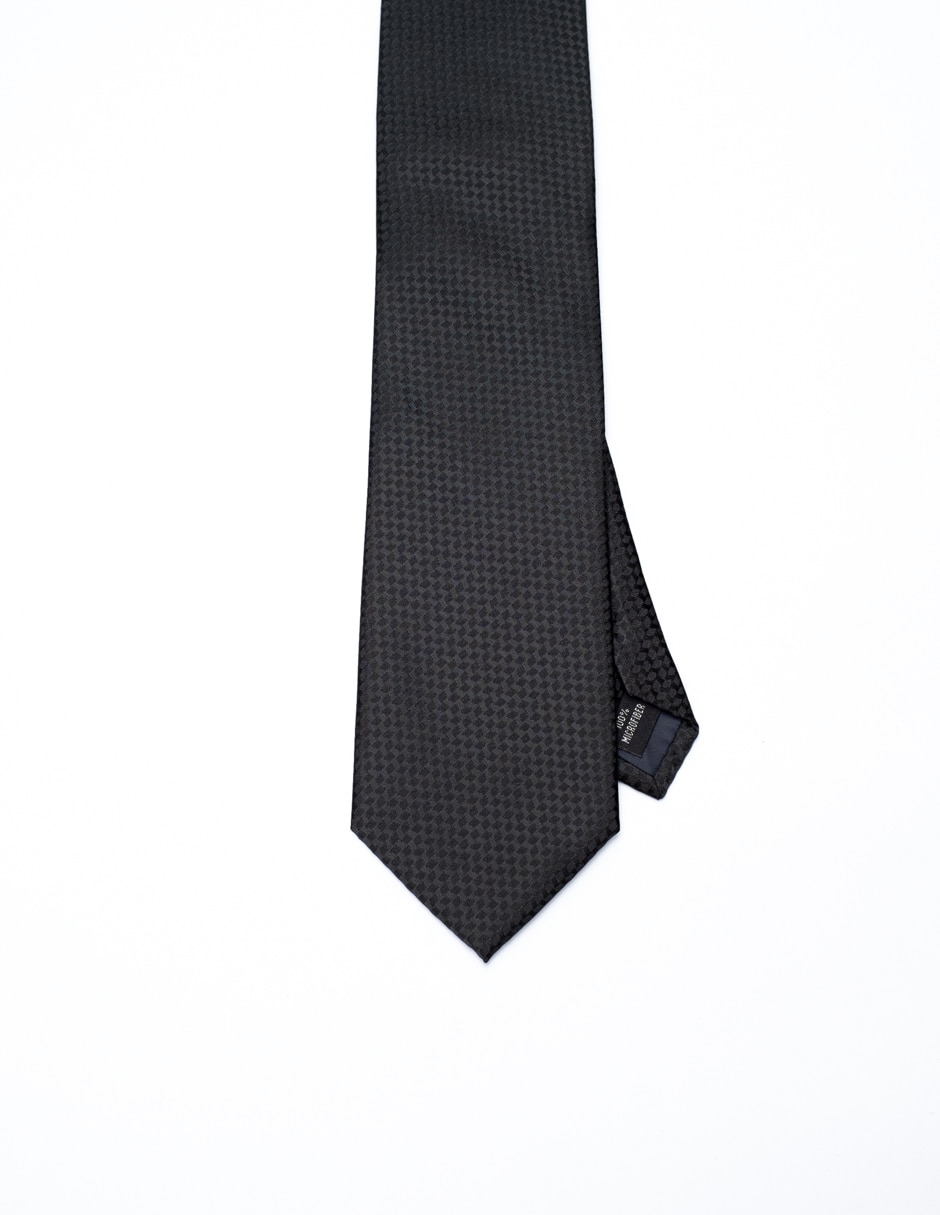 Corbata regular estampado jacquard para hombre