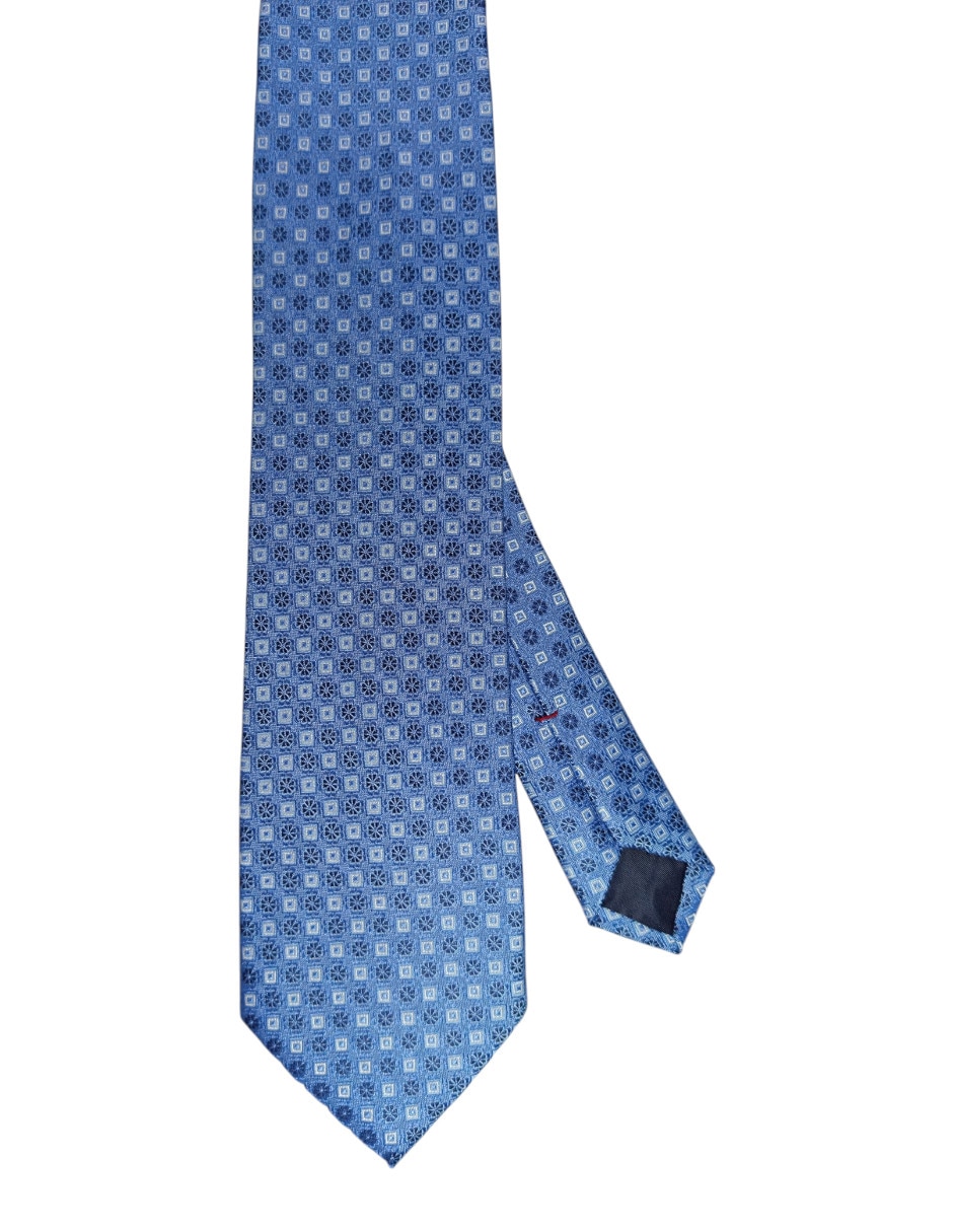 Corbata Regular (6-8.5 cm) de Seda estampado Floral para
