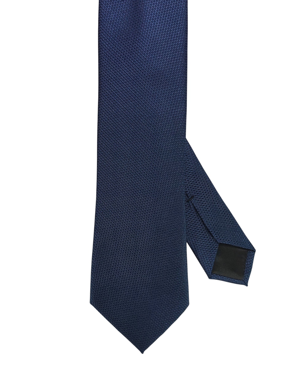 Corbata regular de seda estampado gráfico para hombre