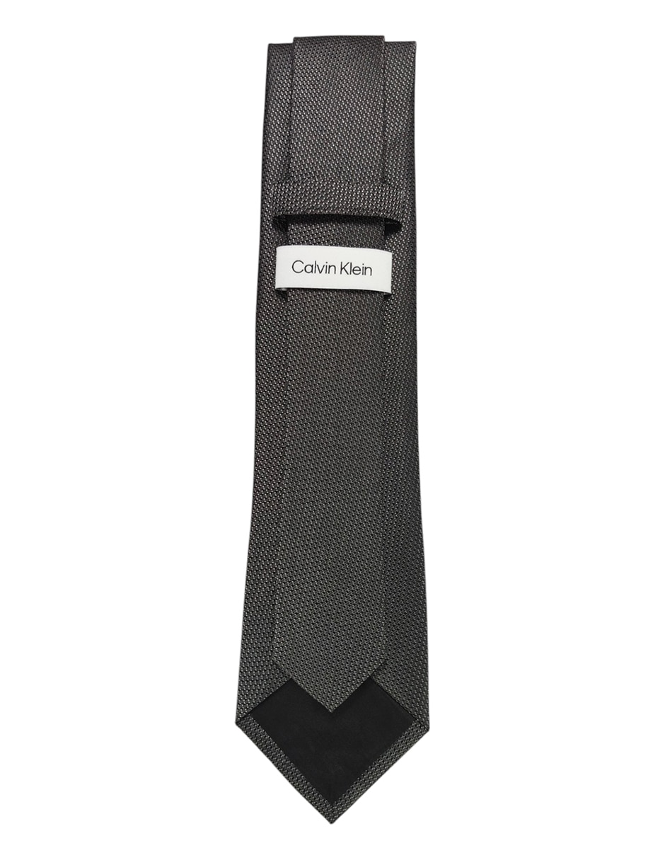 Corbata regular de seda estampado gráfico para hombre 2