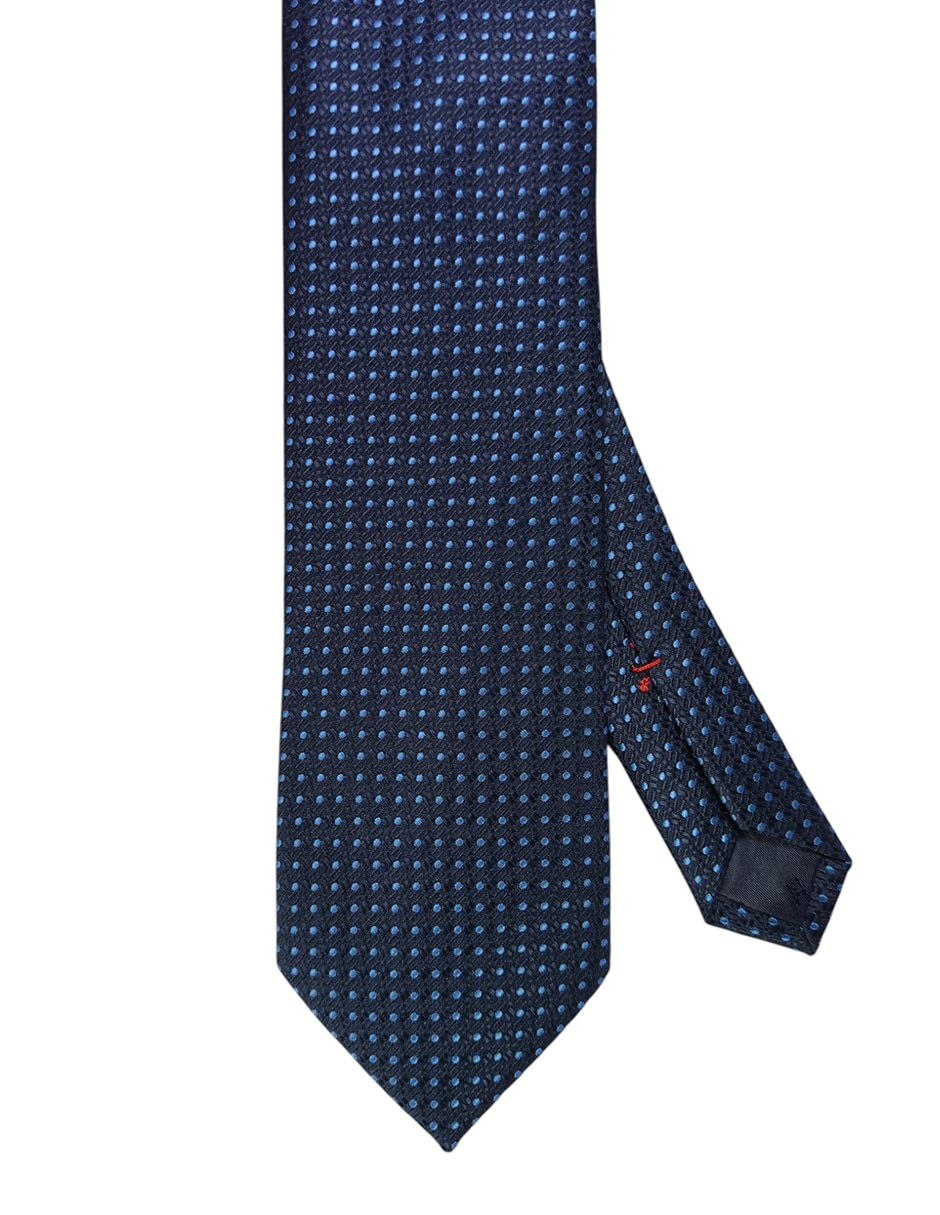 Corbata regular de seda estampado lunares para hombre Corbata regular de seda estampado lunares para hombre
