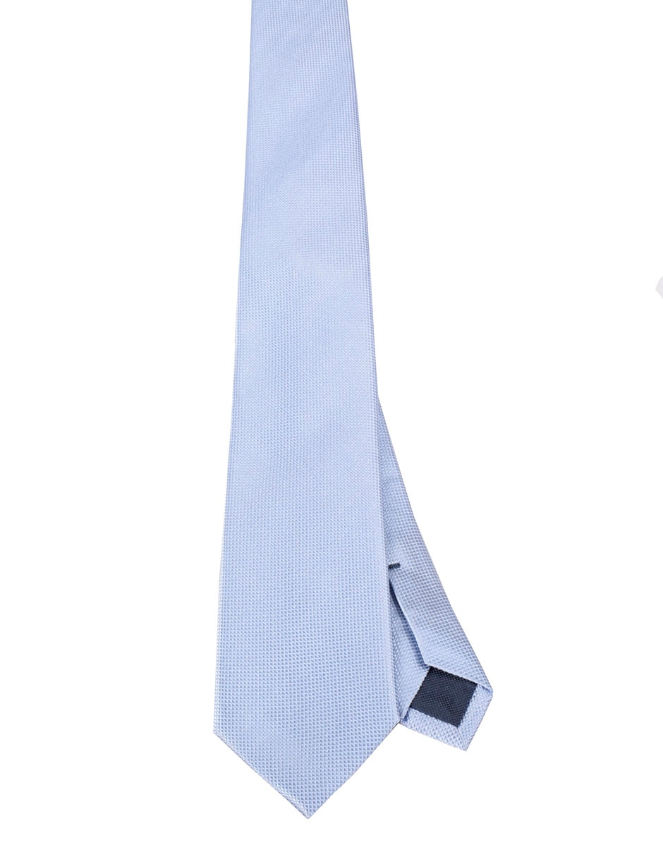 Corbata regular de seda estampado a cuadros para hombre